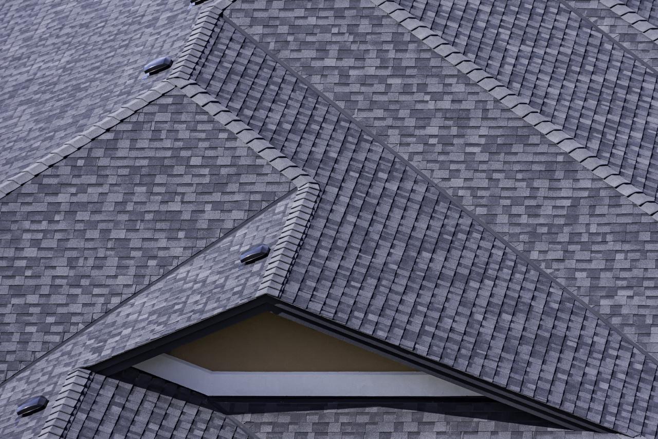 Commercial asphalt roof