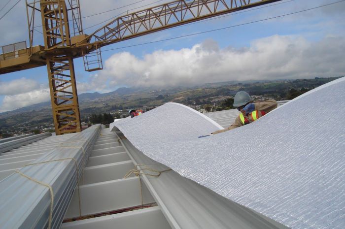 Insulation ceiling commercial