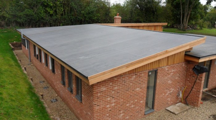 Flat roof installation price