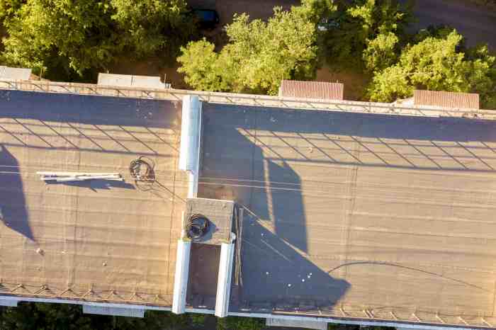 Residential flat roof repair