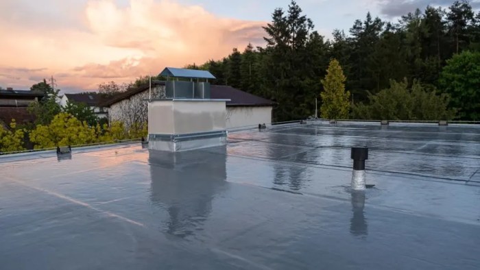 Flat roof installation price